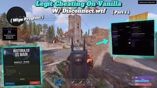 How a RUST CHEATER Gets Mad Loot On a 600+ Pop Vanilla ( Part 1 )