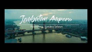 Historic Ampera Bridge Drone View l Aerial Cinematic Ampera Bridge