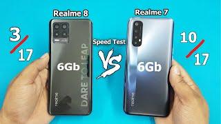 Realme 8 vs Realme 7 Speed Test || Helio G95 vs Helio G95 | 6Gb | Antutu Benchmark Scores