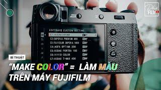 Máy Fuji có thể add màu sẵn vô máy chụp ăn liền