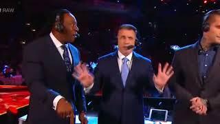 Booker T pissed off by corey graves