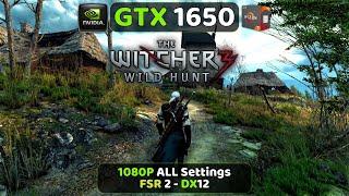 GTX 1650 | The Witcher 3 Next Gen Update | 1080P | All Settings | FSR 2