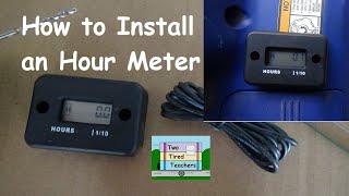 How to Install an Hour Meter on Small Gas Powered Engines, Generators, Lawn Mowers