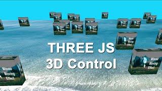 Three.js 3D object Rotate Moving and Zooming Control with Mouse