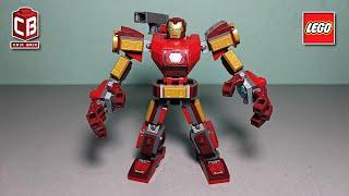 LEGO Iron Man Mech 76140 Build #lego #crixbrix #ironman