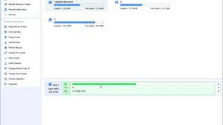 How to merge two different partitions into one partition