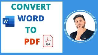 How to Convert Word to PDF: Export Word To PDF