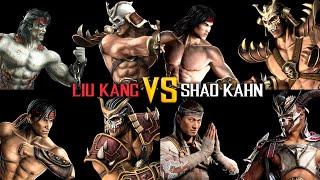 Evolution of Liu Kang VS Shao Kahn Fight MK2-MK1 | 4K 60FPS