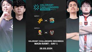 2024 VALORANT Challengers Indonesia - Split 1 - Main Event Day 1