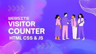 Make Visitor Counter For Your Website By Js | HTML CSS JS | April 2023 @codenath