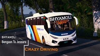 Bangaon TO Jessore  With Shyamoli NR Travels | ETS 2 | Pro BD Map | BD Bus | Thunder Xeno Gaming