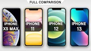 iPhone XS Max Vs iPhone 11 Vs iPhone 12 Vs iPhone 13 Full Review in 2023