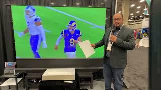 EPV Screens Demonstrates their DarkStar Max UST-FR Motorized Screen At CEDIA 2022