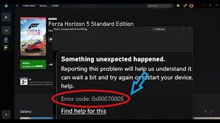 Fixed Games Not Installing On Xbox App Error Code 0x80070005 in windows 11/10