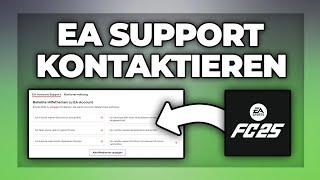 EA Support kontaktieren & EA FC 25 Probleme melden - Tutorial