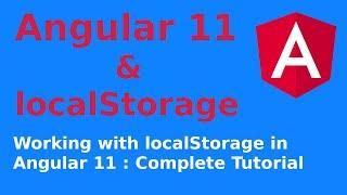 LocalStorage in Angular 11 | Store Angular 11 Form  Data in LocalStorage | LocalStorage | Angular 11