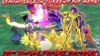 Saint Seiya: Awakening (KOTZ) - Gemini Saga in Current PvP Meta! 10M Single Target Damage!?