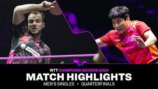 Simon Gauzy vs Liang Jingkun | MS QF | WTT Champions Incheon 2024