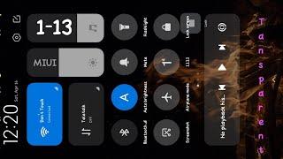 How to Make Notification Panel/Status ber Transparent on MiUi