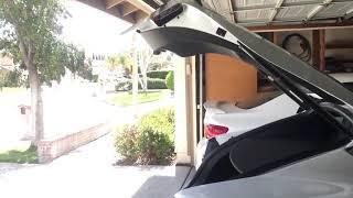 Tesla app trunk controls with COzero power liftgate