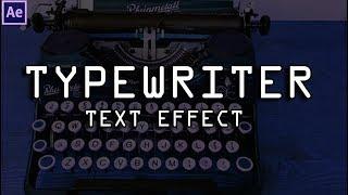 Simple & Quickest Way To Do Typewriter Text Effect - After Effects (No Expressions Needed)