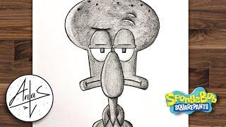 How to Draw Squidward Tentacles | SpongeBob SquarePants Drawing