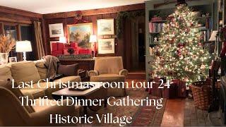 CHRISTMAS MAGIC in My Home, A Thrifted Dinner Table, and a Historic Village Tour!