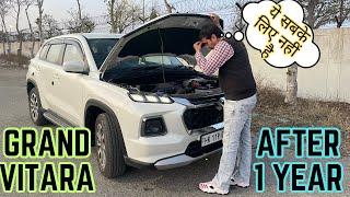 Grand Vitara Base Model Ownership Review after 1 Year | Mileage | Service Cost | Pros & Cons