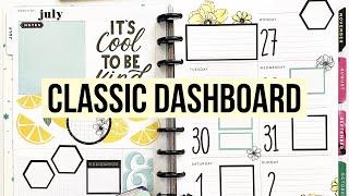 Plan With Me // My First Attempt at a Classic Dashboard Layout! // The Happy Planner