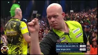 A CLASSIC | Peter Wright vs Michael Van Gerwen | German Darts Championship 2024