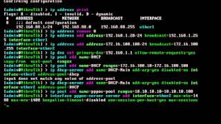 How to configure  Mikrotik Router OS  Basic Command line step by step Configuration