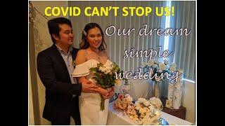 COVID CAN'T STOP US! | Our Civil Wedding in Australia | How is it like to have wedding during Covid?