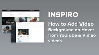 Video Background on Hover in Inspiro 6.5 theme using GIPHY API (for YouTube & Vimeo videos)