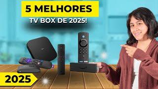 AS 5 MELHORES TV BOX  BOX TV DE 2025!  Tem Tv Box 4K Tv box android e Outras