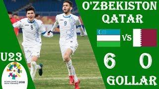 TARIXDAN. O'ZBEKISTON - QATAR 6-0 O'YIN SHARHI 16.08.2018 OSIYO O'YINLAR 2018