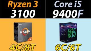 Ryzen 3 3100 Vs. i5-9400F | RTX 3080 and RTX 3060 | 1080p Gaming Benchmarks