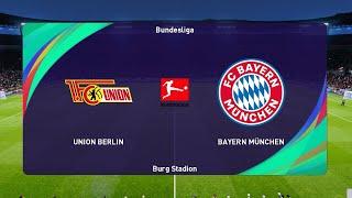 PES 2021 | UNION BERLIN vs BAYERN MUNICH | Bundesliga Gameplay PC