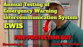 HOW FIRE GUYS TEST THE EMERGENCY WARNING INTECOMMUNICATION SYSTEM (EWIS) IN AUSTRALIA. #fire