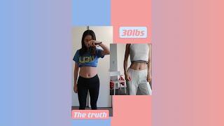 An honest 30lb weight loss journey #shorts