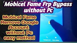 All Mobicel 8.0 Frp Bypass 2020 | Mobicel Fame Google Account Bypass without Pc | Remove Frp Fame |