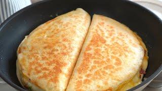 How to make 2 Quesadillas with one pan + Post Credit | Meliniskitchen