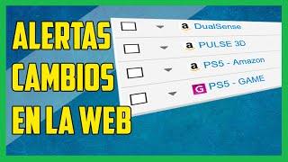 Monitoriza y recibe alertas de cambios en la web con Distill Monitor Tutorial Español