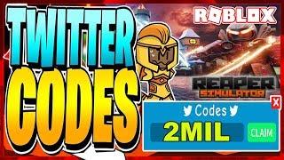 ALL EXCLUSIVE NEW REAPER SIMULATOR CODES + ROBUX! Reaper Simulator Roblox