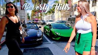 Beverly Hills Walking Tour in Los Angeles, California | The World-Famous Rodeo Drive, Summer 2024