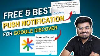 Best Free Push Notification Plugin for WordPress & Blogger | Push Notification For Google Discover
