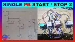 SINGLE OPEN PUSH BUTTON ON AND OFF CIRCUIT