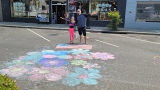 Chaulk Art Contest. Oak Harbor, WA. 27 July 2024