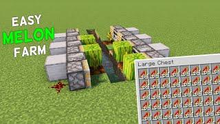 Easy Minecraft Melon Farm For Beginners! (1.20 Tutorial)