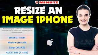 How to resize an image iphone 2024