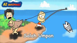 Kartun Lucu Salah Umpan Pancing - Funny Cartoon